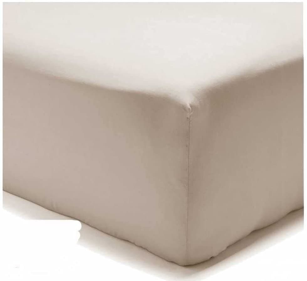 Lenzuolo di sotto Letto Singolo 1 Piazza Cotone con Angoli ED Elastico Tinta Unita Vari Colori - 28