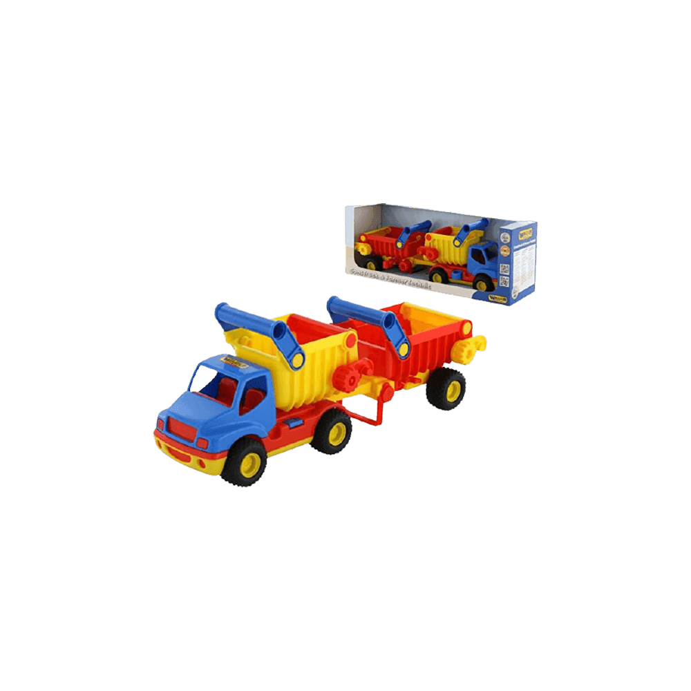 Polesie giocattoli - Cons Truck Dumper con rimorchio - 1