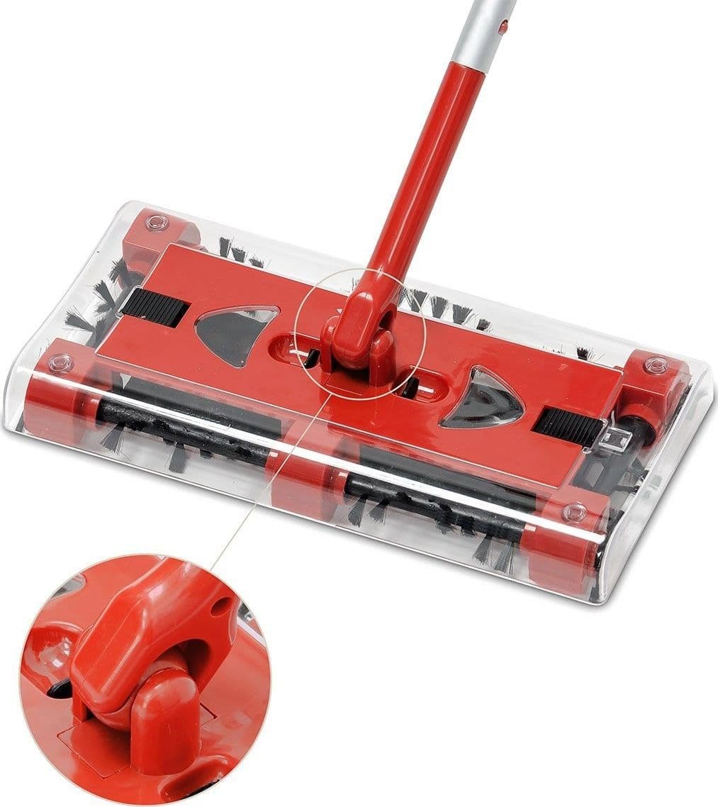 SCOPA ELETTRICA ROTANTE ASPIRAPOLVERE MANICO RUOTANTE SWIVEL SWEEPER SENZA FILI - 2
