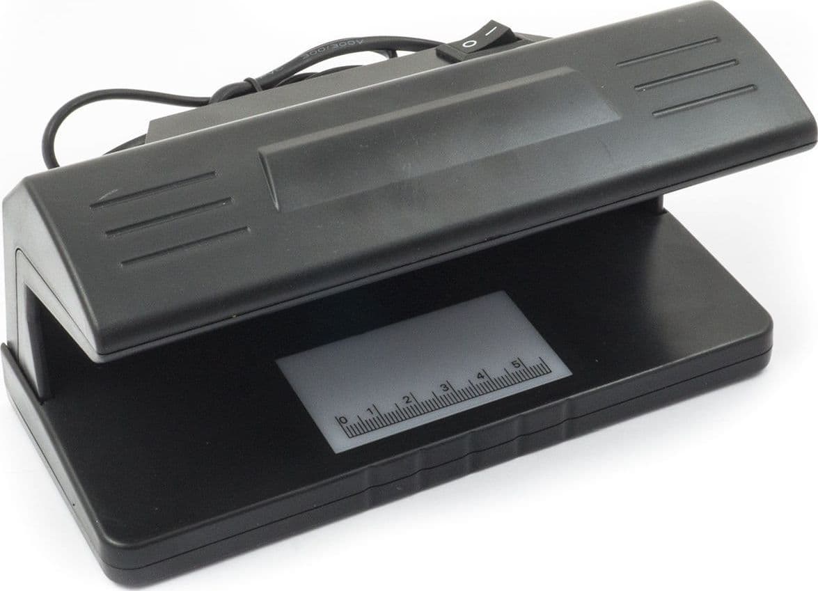 RILEVATORE BANCONOTE SOLDI FALSI FALSE UV ULTRAVIOLETTI MONEY DETECTOR 318 - 2