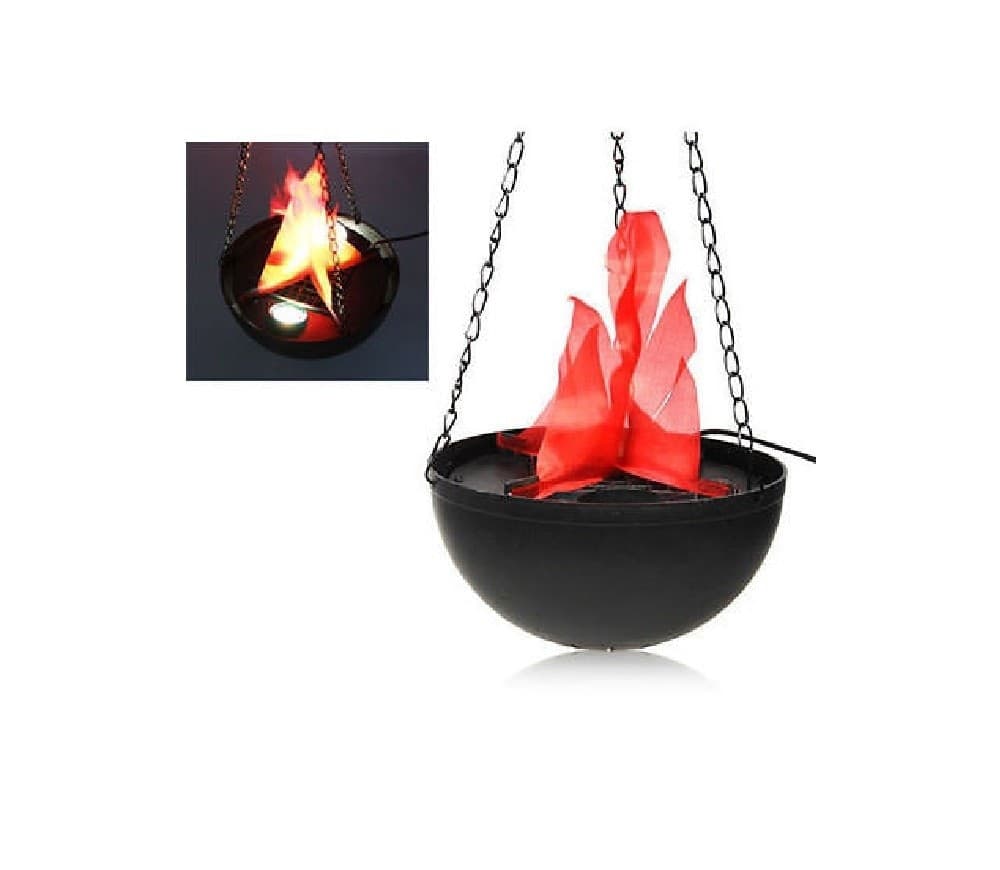 LAMPADA LUCE EFFETTO FUOCO FIAMMA FINTA SCHENOGRAFIA LAMPADE A SOSPENSIONE - 2
