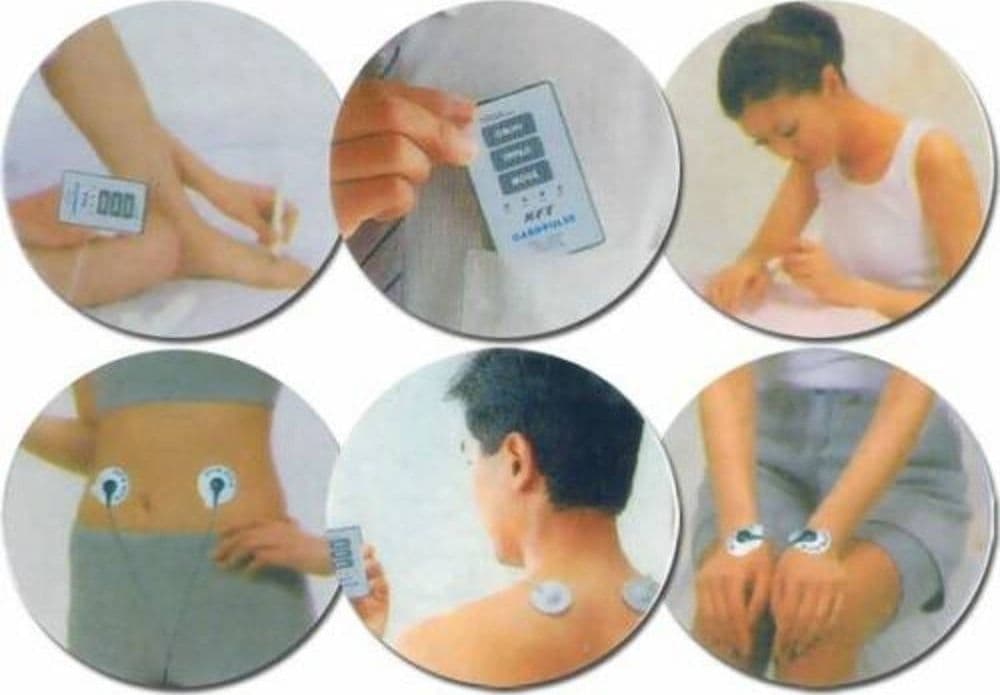 KIT ELETTROSTIMOLATORE AGOPUNTURA MASSAGGIATORE TERAPEUTICO FREQUENZA XFT 808 - 2