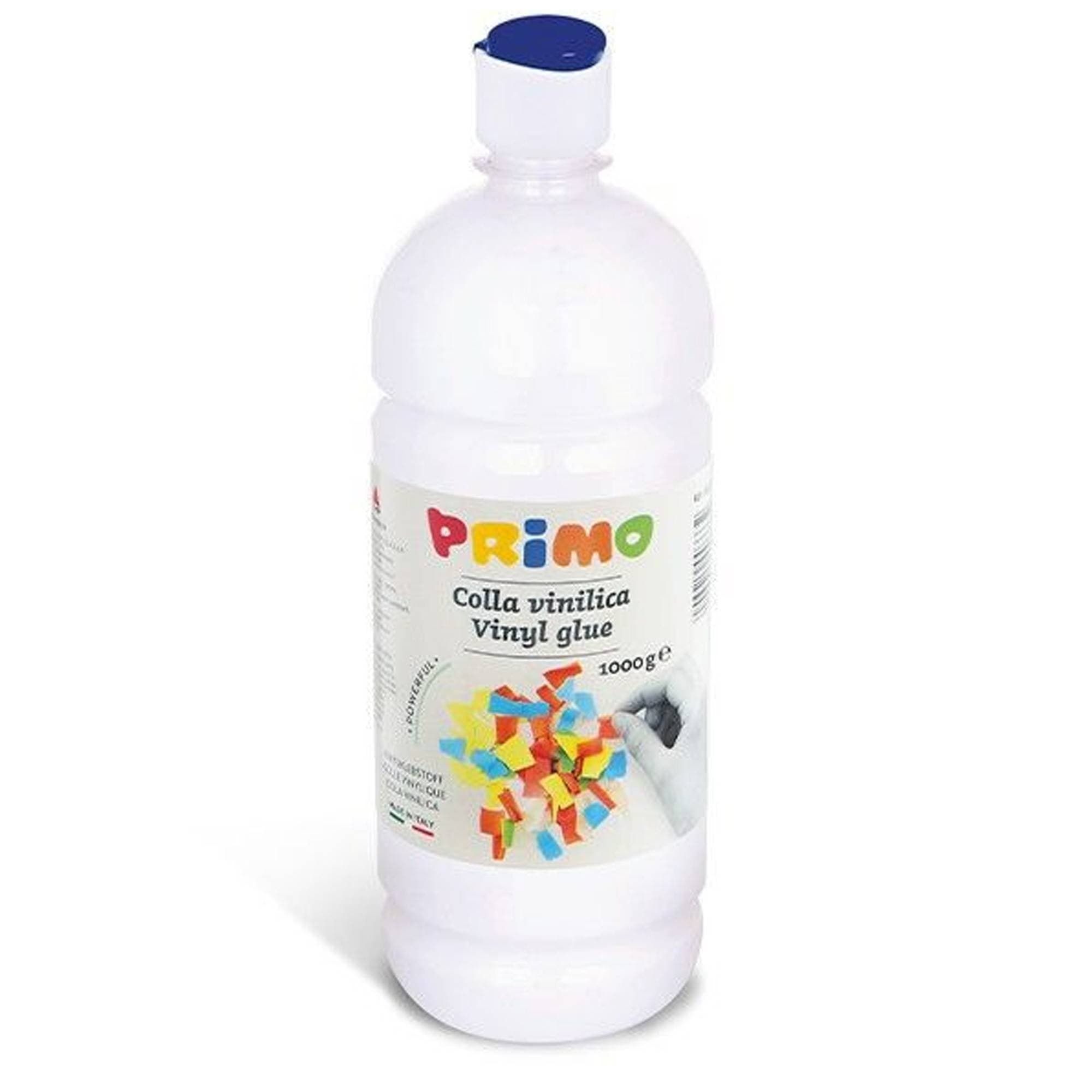 COLLA VINILICA BIANCA FLACONE DA 1000 GR 1KG PER USO SCUOLA UFFICIO FAI DA TE