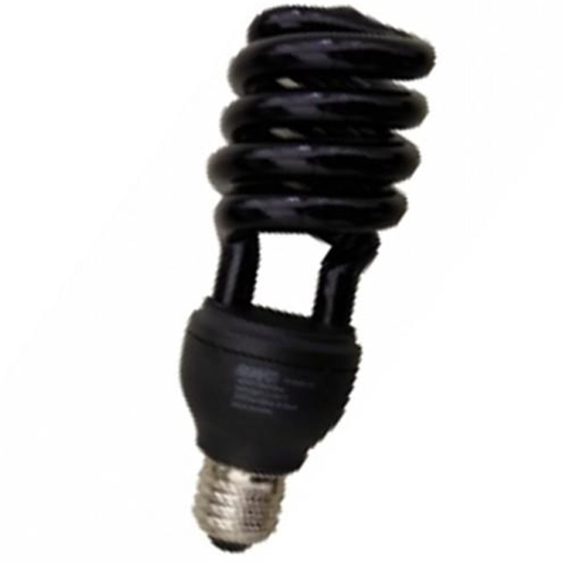 LAMPADA A BASSO CONSUMO SPIRALE LUCE NERA DI WOOD UV ULTRAVIOLETTI E27 28W T3 - 2