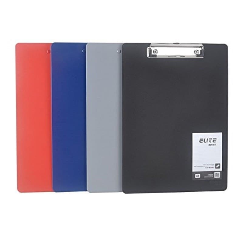 PORTADOCUMENTI CON CLIP FERMAFOGLI A4 DOCUMENTI TABELLA APPUNTI PVC CARTELLINA