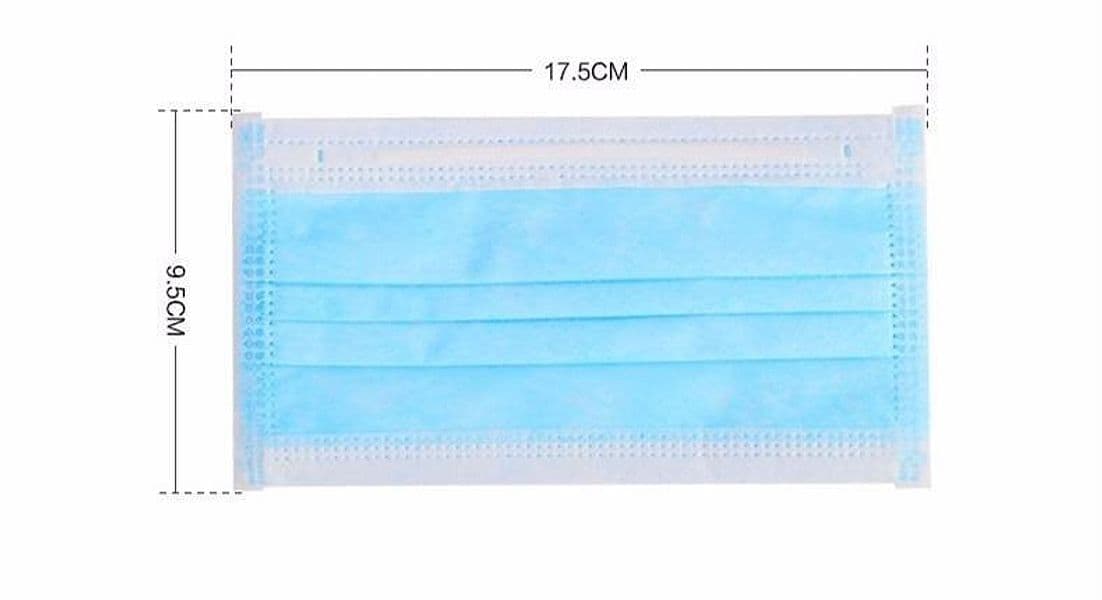 SET DA 50 MASCHERINE PROTETTIVE VISO CHIRURGICHE MONOUSO MASCHERINA FACCIALE - 3