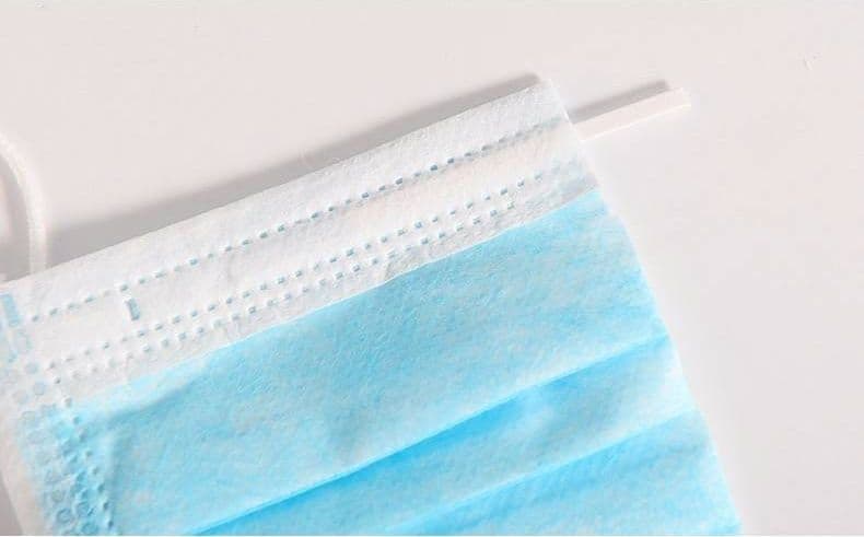 SET DA 50 MASCHERINE PROTETTIVE VISO CHIRURGICHE MONOUSO MASCHERINA FACCIALE - 5