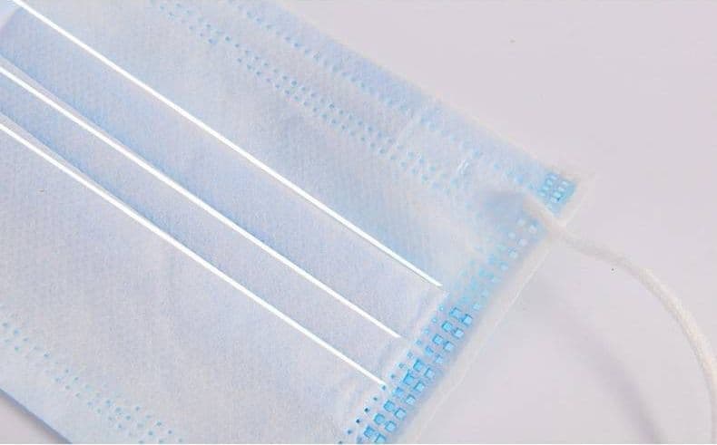 SET DA 50 MASCHERINE PROTETTIVE VISO CHIRURGICHE MONOUSO MASCHERINA FACCIALE - 7