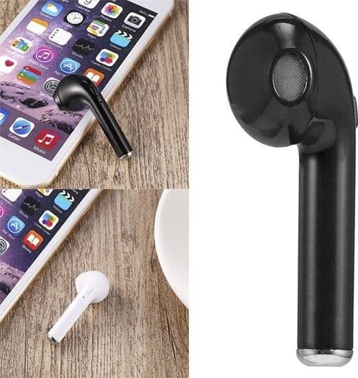 AURICOLARE SINGOLO HBQ-I7R BLUETOOTH V4.1+EDR PER ANDROID IOS CUFFIE SPORT - 6