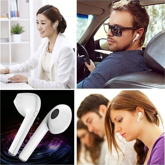 AURICOLARE SINGOLO HBQ-I7R BLUETOOTH V4.1+EDR PER ANDROID IOS CUFFIE SPORT - 7