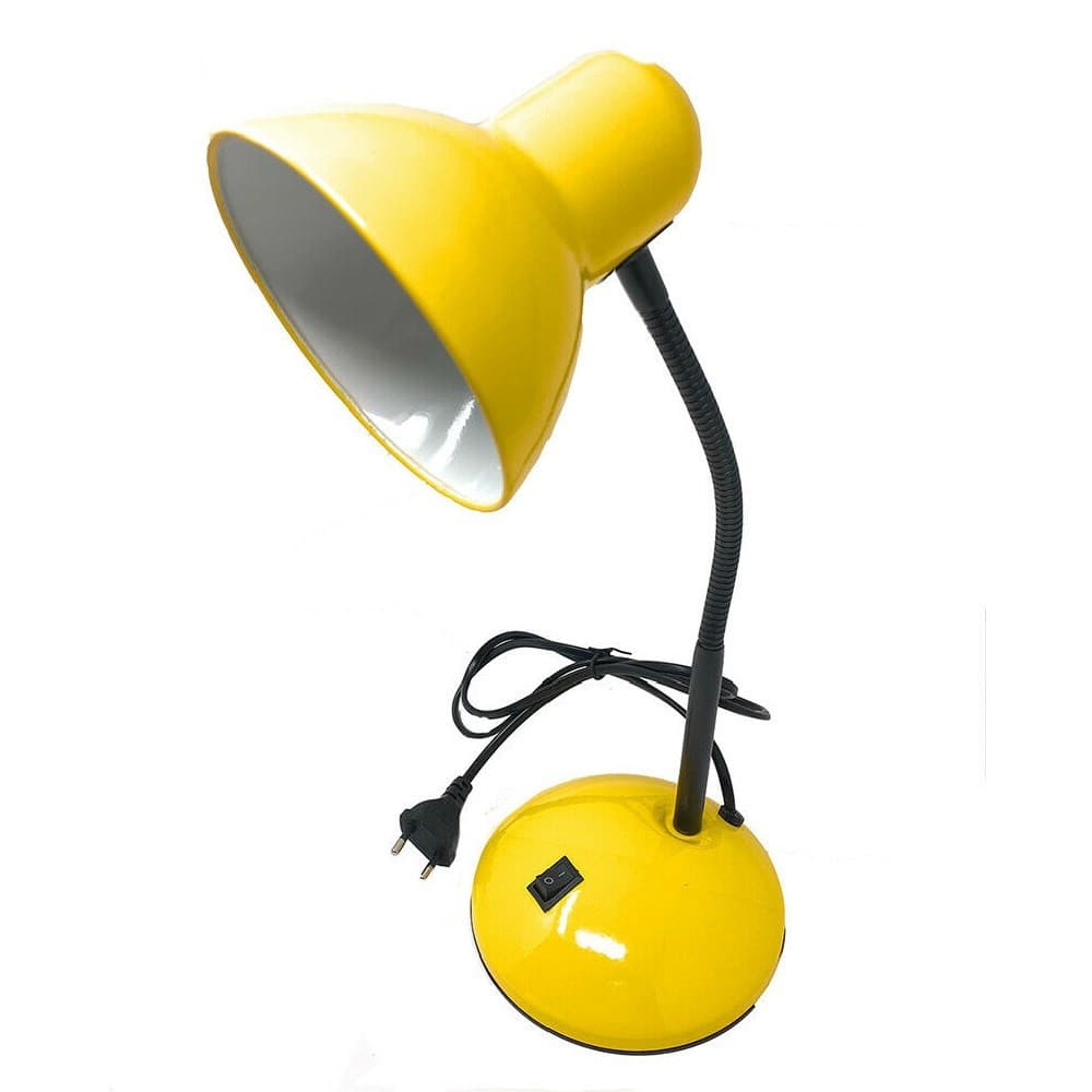 LAMPADA DA SCRIVANIA CON BRACCIO FLESSIBILE LUCE LUME TAVOLO PER CAMERETTA COLOR - 13