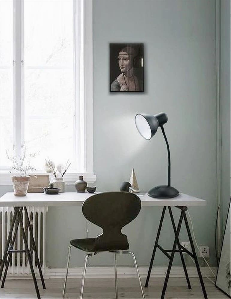 LAMPADA DA SCRIVANIA CON BRACCIO FLESSIBILE LUCE LUME TAVOLO PER CAMERETTA COLOR - 4
