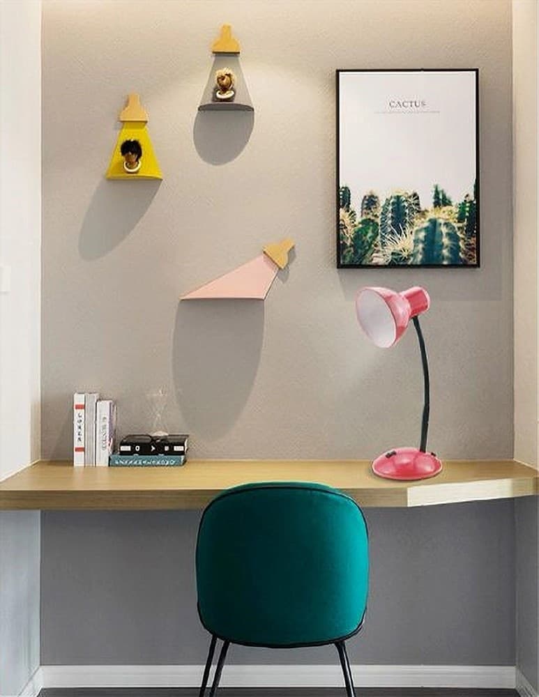 LAMPADA DA SCRIVANIA CON BRACCIO FLESSIBILE LUCE LUME TAVOLO PER CAMERETTA COLOR - 6