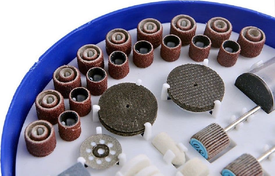 KIT 276 ACCESSORI MINI TRAPANO DREMEL PUNTE PER LUCIDARE LEVIGARE IN VALIGETTA - 6