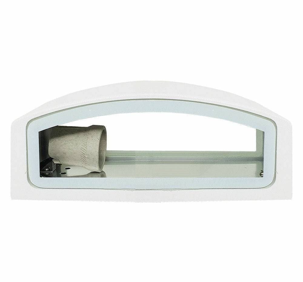 APPLIQUE ESTERNO 2 VIE E27 MAX 60 LAMPADA FARETTO DA PARETE LUCE PLAFONIERA 910 - 4