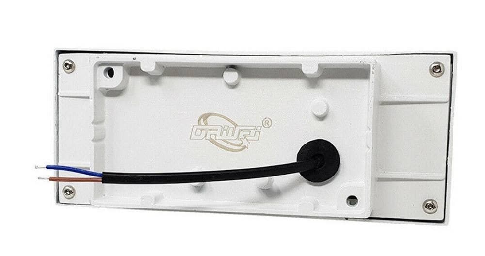 APPLIQUE ESTERNO 2 VIE E27 MAX 60 LAMPADA FARETTO DA PARETE LUCE PLAFONIERA 910 - 5