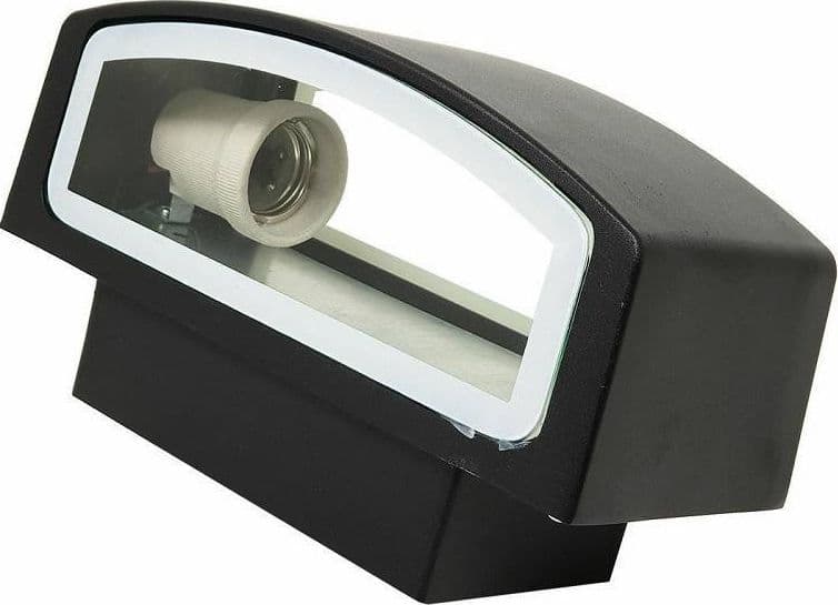 APPLIQUE ESTERNO 2 VIE E27 MAX 60 LAMPADA FARETTO DA PARETE LUCE PLAFONIERA 910 - 7