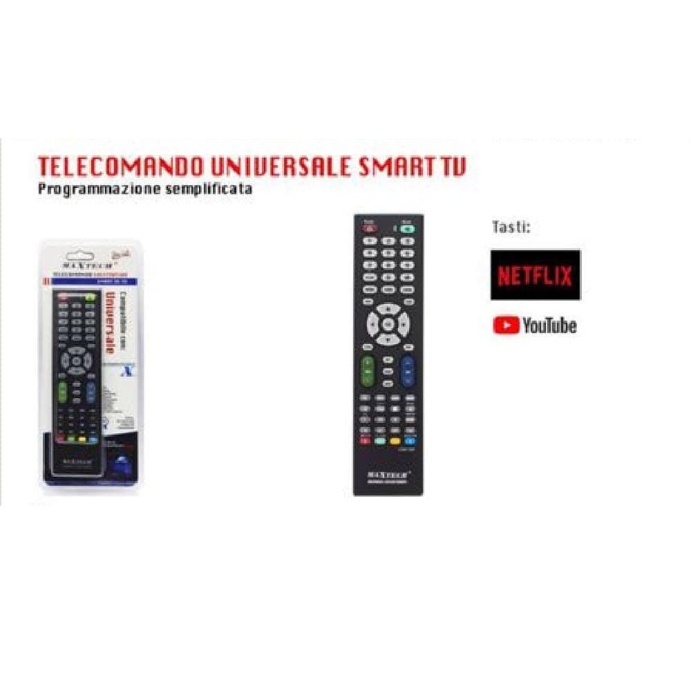 TELECOMANDO UNIVERSALE SOSTITUTIVO SMART TV / TV FACILE DA PROGRAMMARE COM-T004 - 3