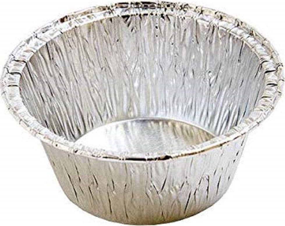 PIROTTINI STAMPI ALLUMINIO 20PZ VASCHETTE MONOUSO PER MUFFIN BUDINO DOLCI TORTINO - 2