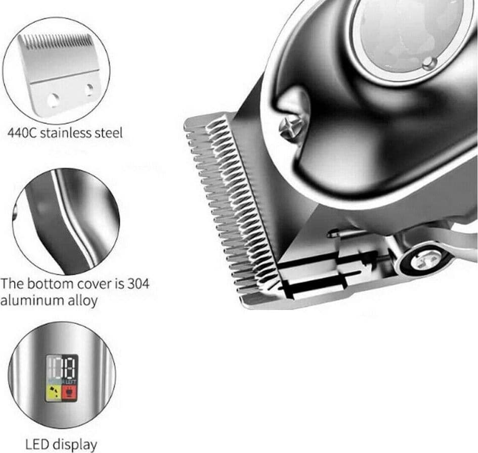RASOIO ELETTRICO RICARICABILE TAGLIA CAPELLI 8W REGOLA BARBA REGOLABILE DR SK900 - 2