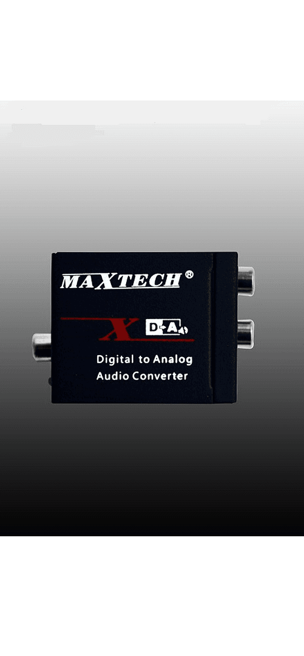 CONVERTITORE UNIDIREZIONALE AUDIO DA DIGITALE COASSIALE A ANALOGICO L/R MAXTECH DK-201 - 3