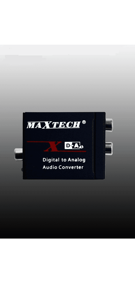 CONVERTITORE UNIDIREZIONALE AUDIO DA DIGITALE COASSIALE A ANALOGICO L/R MAXTECH DK-201 - 3