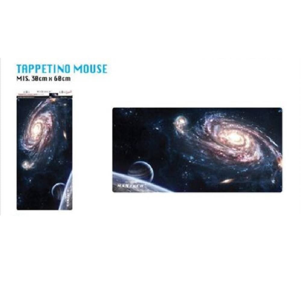 TAPPETINO PC PER MOUSE POGGIAPOLSO GAME PAD GALASSIA UNIVERSO MAXTECH G-MPAD19 - 2