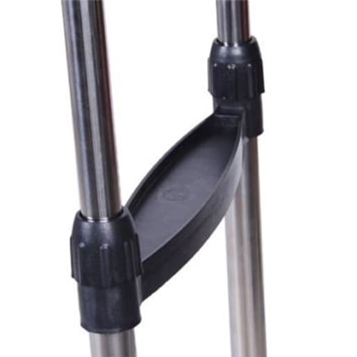 APPENDIABITI ALLUNGABILE TELESCOPICO DOPPIO CON RUOTE E VASSOIO 80X40X80/155CM - 4