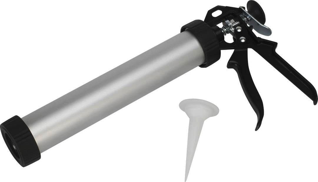 PISTOLA PER CARTUCCIA SILICONE FUGHE 240 MM IN ALLUMINIO PROFESSIONALE BECCUCCIO - 2