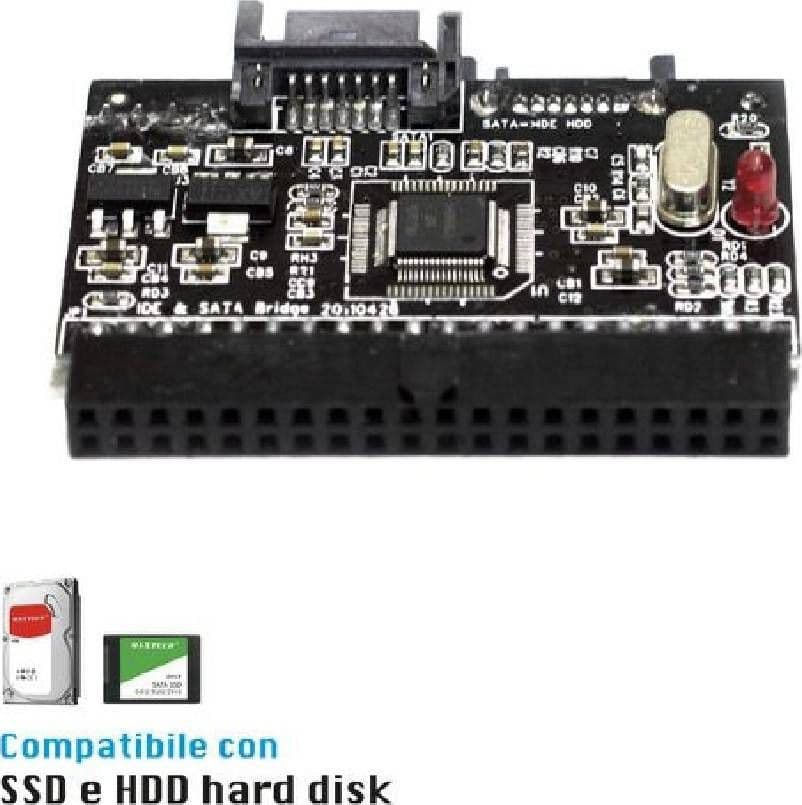 ADATTATORE CONVERTITORE DATI IDE SATA INTERNO BIDIREZIONALE MAXTECH IDE-001 - 4