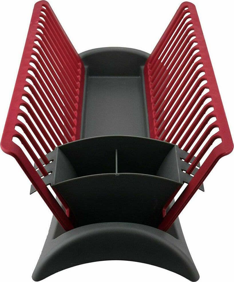 SCOLAPIATTI COLA PIATTI IN PLASTICA CON SCOLA POSATE CUCINA 46 X 26 X 14 CM - 6