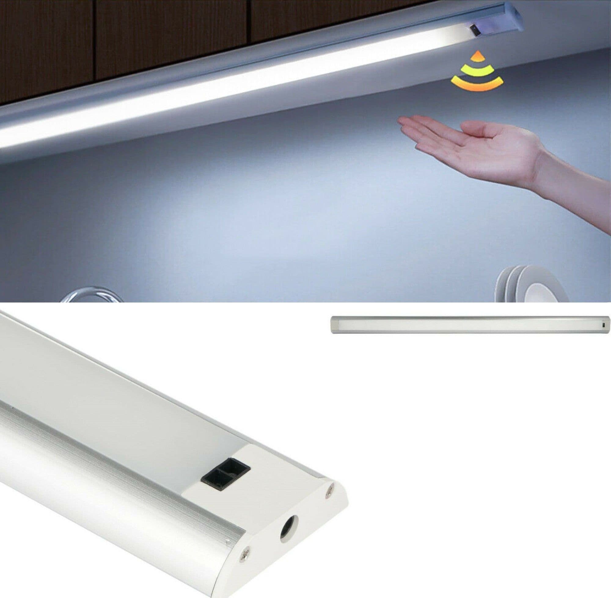 BARRA A LED SOTTOPENSILE CUCINA LUCE LAMPADA CON SENSORE MOVIMENTO MANO 30CM - 1