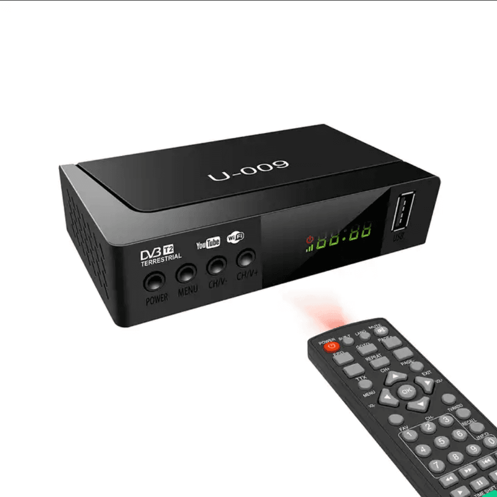 RICEVITORE DIGITALE TERRESTRE DECODER TV SCART MPMAN DVB-T 2012 TELECOMANDO USB - 2