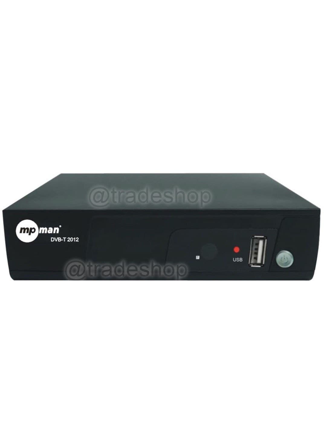 RICEVITORE DIGITALE TERRESTRE DECODER TV SCART MPMAN DVB-T 2012 TELECOMANDO USB - 7