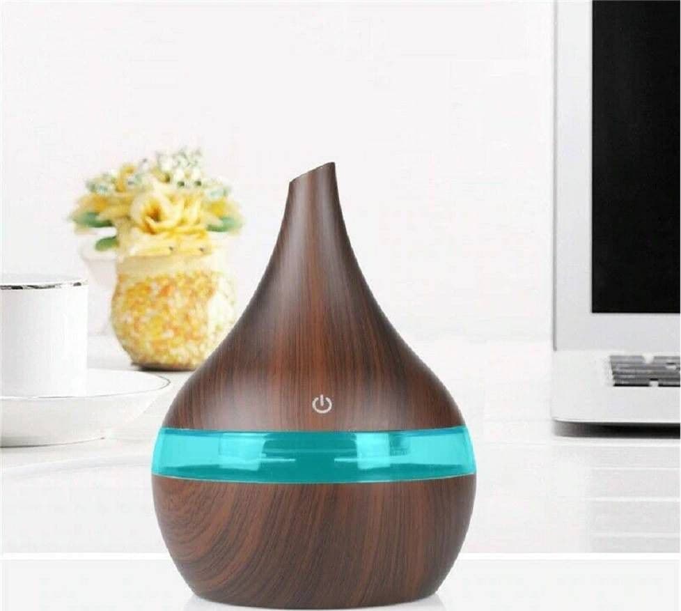 AROMATERAPIA 7 LED UMIDIFICATORE ULTRASUONI USB DEPURATORE DIFFUSORE AROMI YX041 - 2