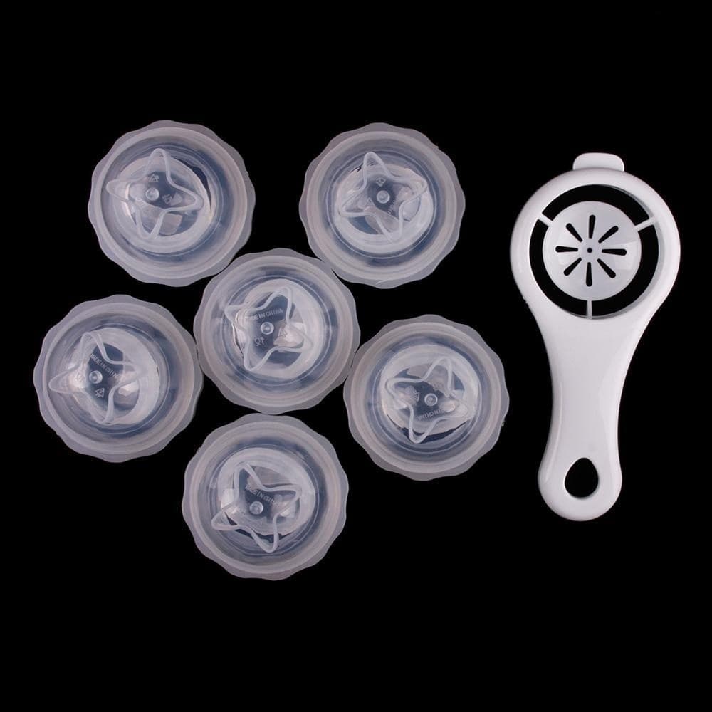 SET 6 PZ CUCINARE E BOLLIRE UOVO SODO ALLA COQUE ROMPE BOLLE CUCINA UOVA - 3