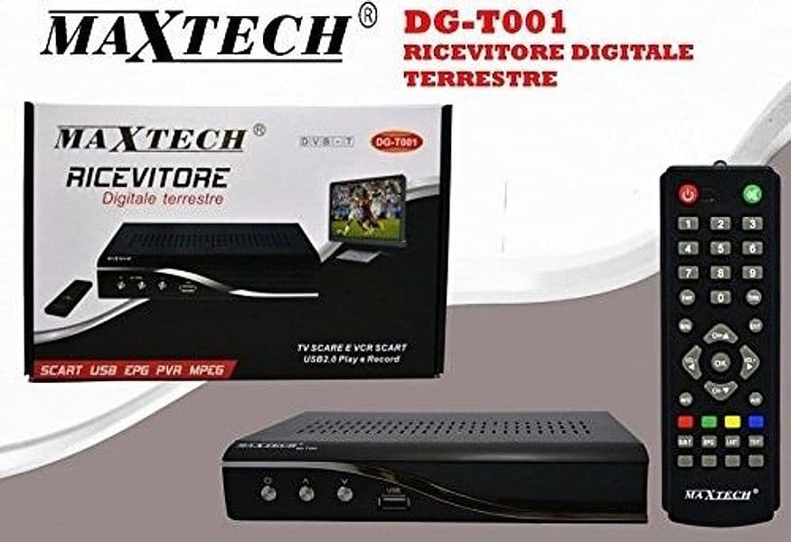 DECODER RICEVITORE DIGITALE TERRESTRE DVB-T SCART USB EPG PVR MPEG HDMI DG-T001 - 6