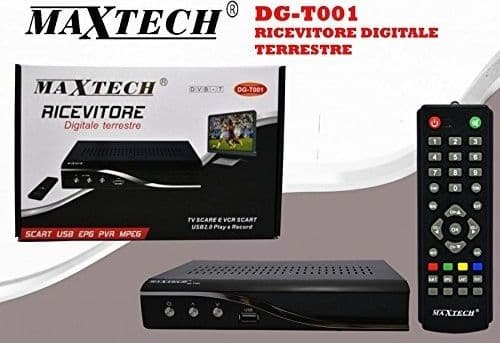 DECODER RICEVITORE DIGITALE TERRESTRE DVB-T SCART USB EPG PVR MPEG HDMI DG-T001 - 6