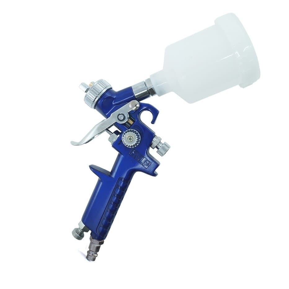 PISTOLA AEROGRAFO SPRAY GUN SERBATORIO VERNICIATURA INNESTO RAPIDO 125 ML H2000P - 2