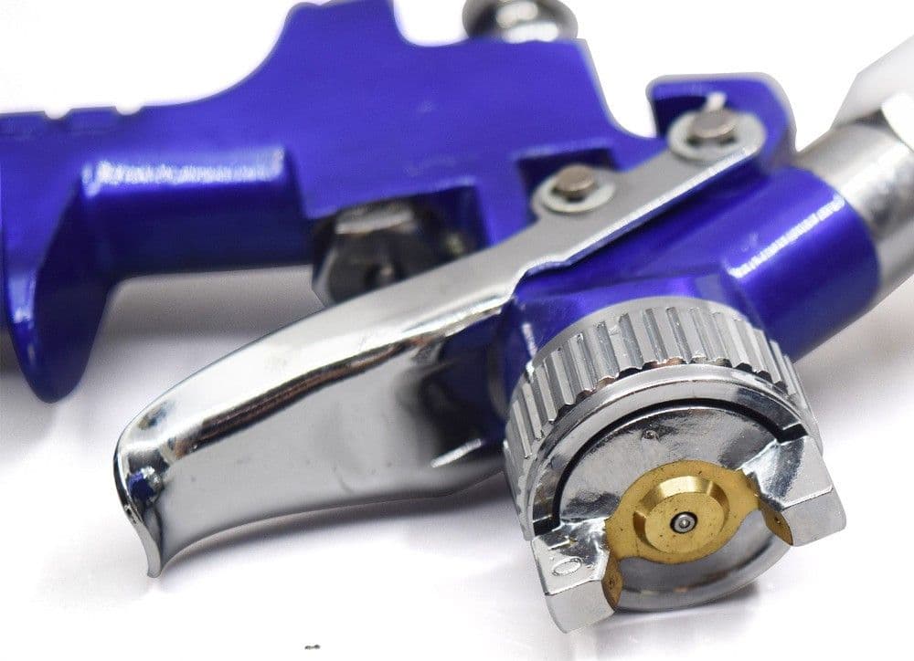 PISTOLA AEROGRAFO SPRAY GUN SERBATORIO VERNICIATURA INNESTO RAPIDO 125 ML H2000P - 4