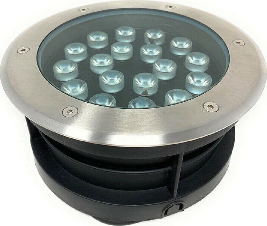 FARETTO INCASSO 18W CALPESTABILE SEGNAPASSO IP67 LUCE 6500K 4000K 3000K ES08-18 - 2