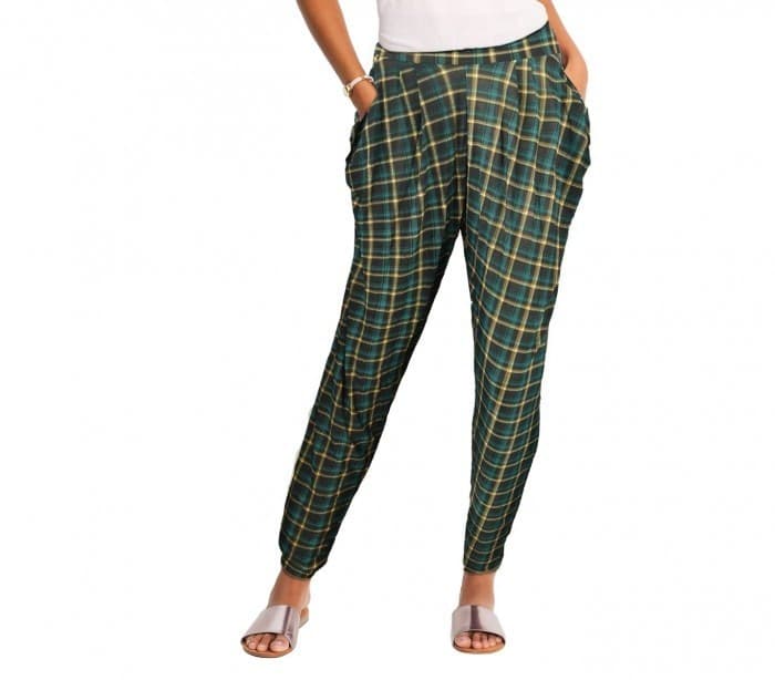 PACK DA 3 PANTALONI DA DONNA ALLA TURCA ASS. ONLY SCACCHI TARTAN TG08-13 - 5