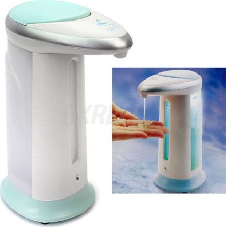 DISPENSER EROGATORE DOSATORE SAPONE AUTOMATICO INFRAROSSI CON FOTOCELLULA - 2