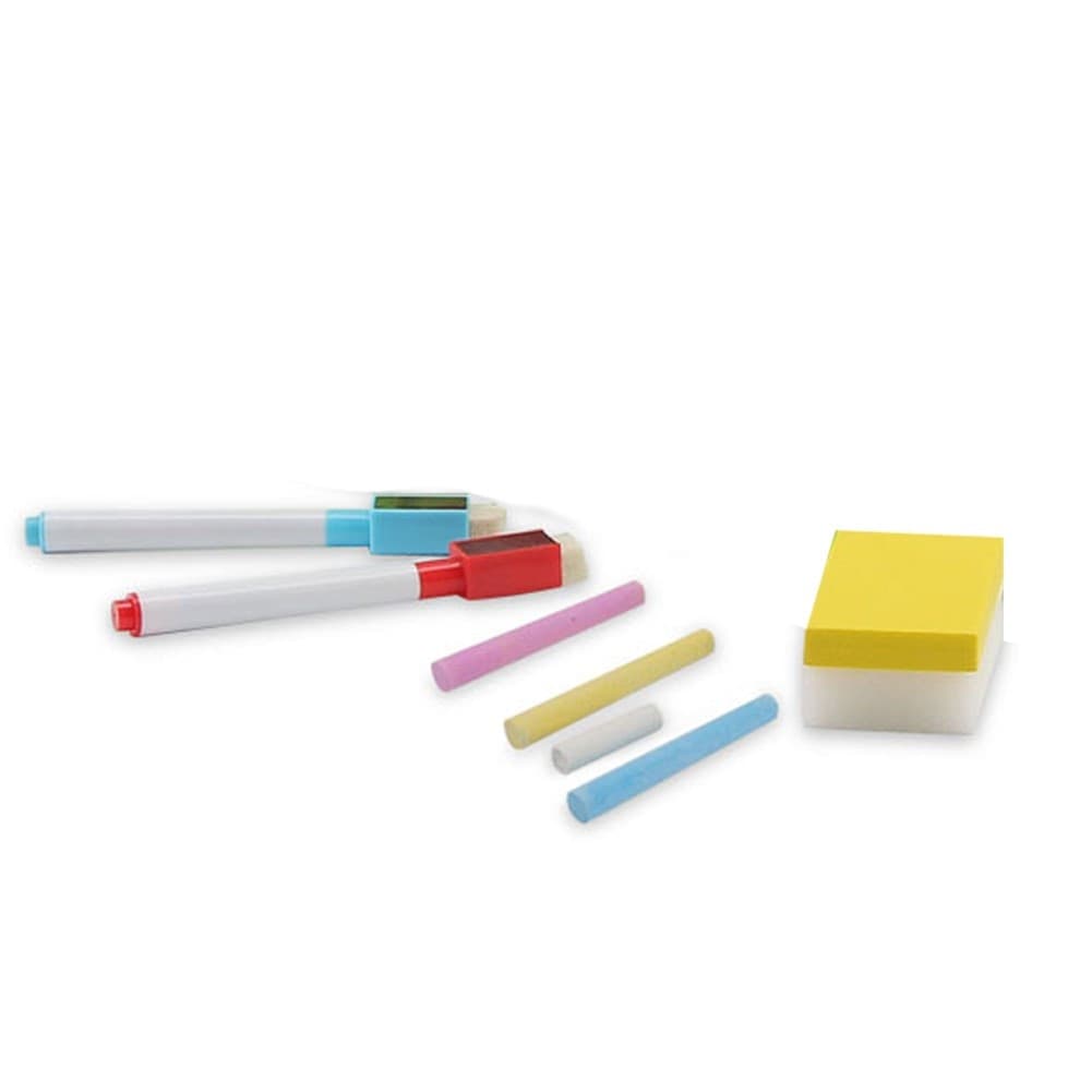 LAVAGNA MAGNETICA BAMBINI HIPPO 2IN1 CON GESSETTI CASSINO E PENNARELLI GIALLO - 4