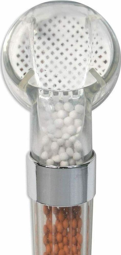 SOFFIONE DOCCIA 59174 SASSI PURIFICANTI ANTICALCARE FILTRO DEPURATORE GETTO FORTE - 3
