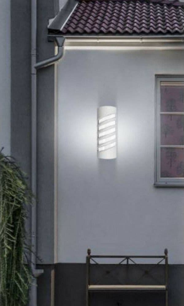 APPLIQUE LED A PARETE BIANCO 12 W PER ESTERNO LUCE 3000K 6500K 4000K IP65 ES56 - 4