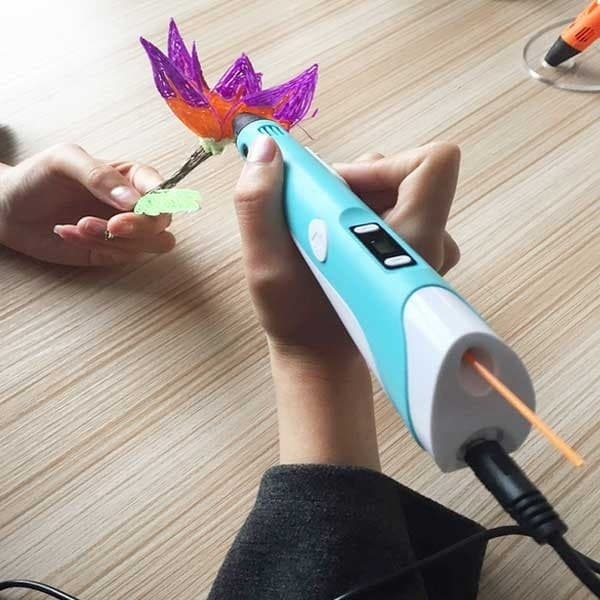 PENNA 3D PER DISEGNI TRIDIMENSIONALI STAMPA STEREOSCOPICA CON SET DI 3 FILAMENTI - 6
