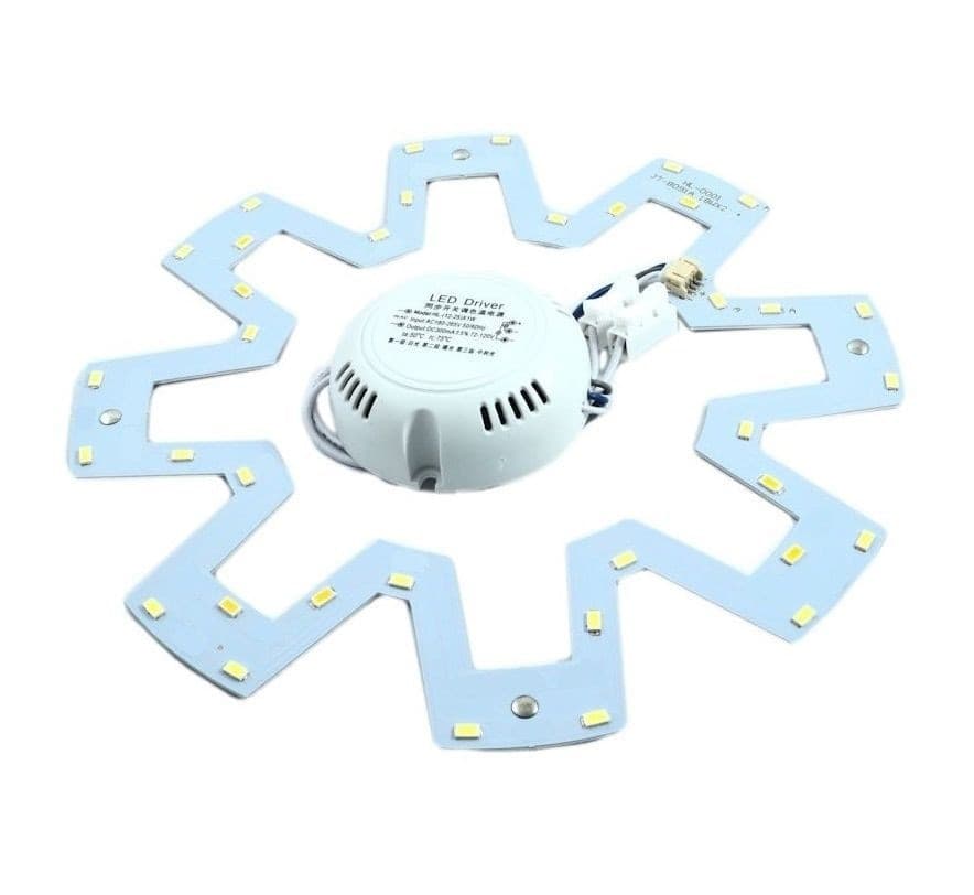 KIT SMD LED PANNELLO LUCE 12W 18W 20W 22W CONVERSIONE PLAFONIERA VECCHIO NEON - 2