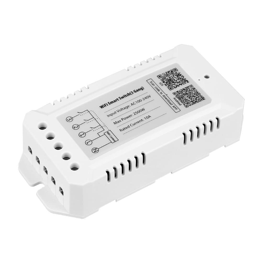 DISPOSITIVO RICEVITORE WIFI ANDROID ON OFF SMARTPHONE SMART HOME 3 CANALI - 2