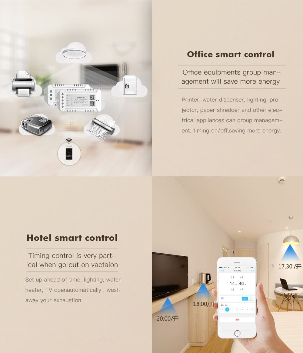 DISPOSITIVO RICEVITORE WIFI ANDROID ON OFF SMARTPHONE SMART HOME 3 CANALI - 5